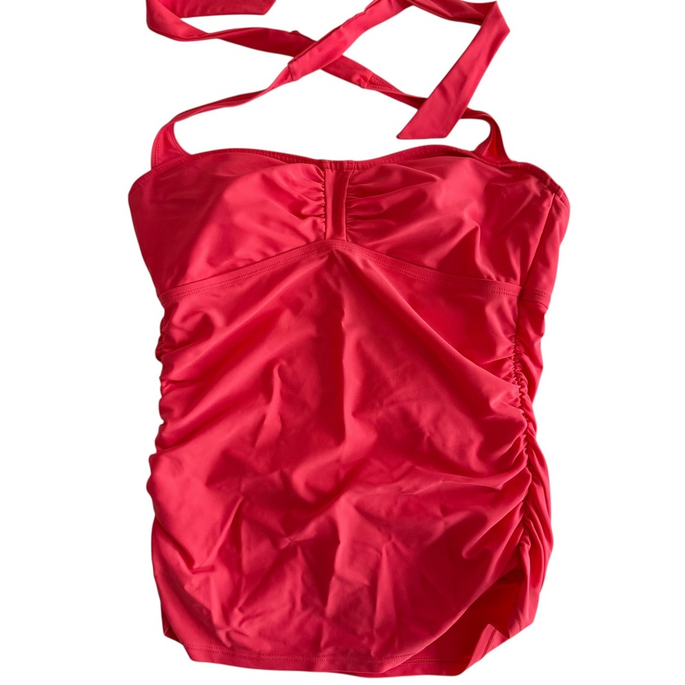 ATHLETA Pink Sara Bra Cup Halter‎ Ladies Tankini Swim Top, 40B/C